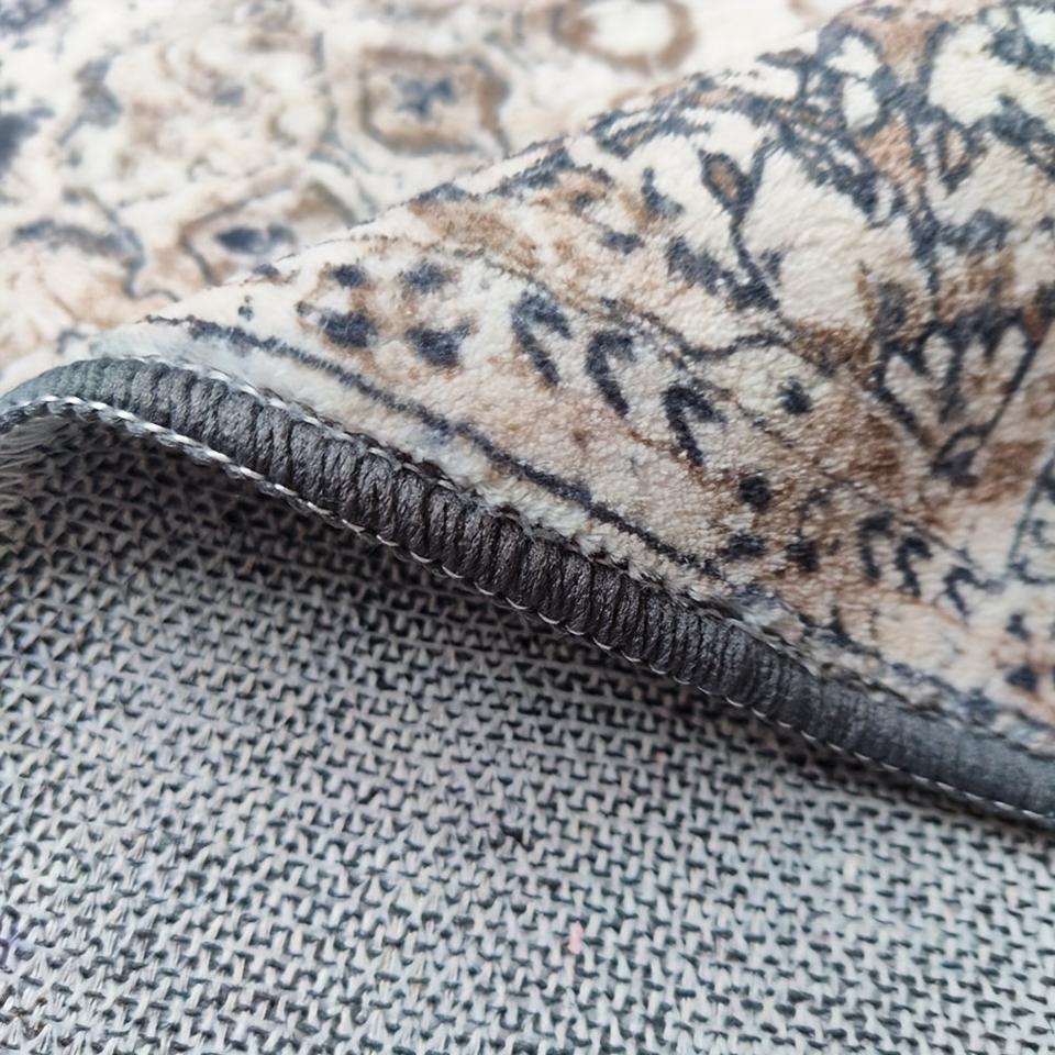 Vintage Boho Style Area Rug: Stain-Resistant, Anti-Slip, Non-Shedding Carpet for Living Room Bedroom